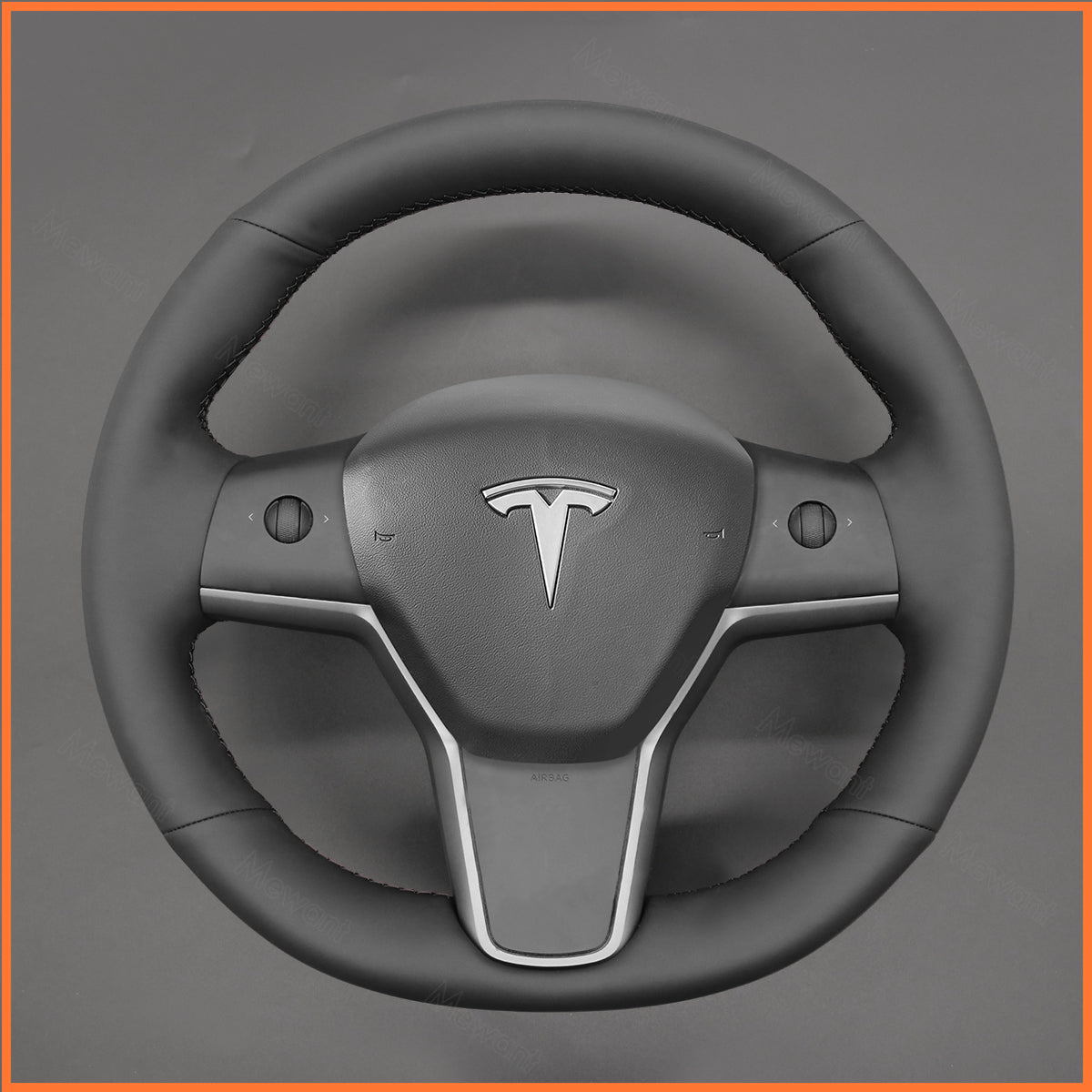 MEWANT Couvre Volant pour Tesla Model 3 2019-2023 / Model Y 2021-2023