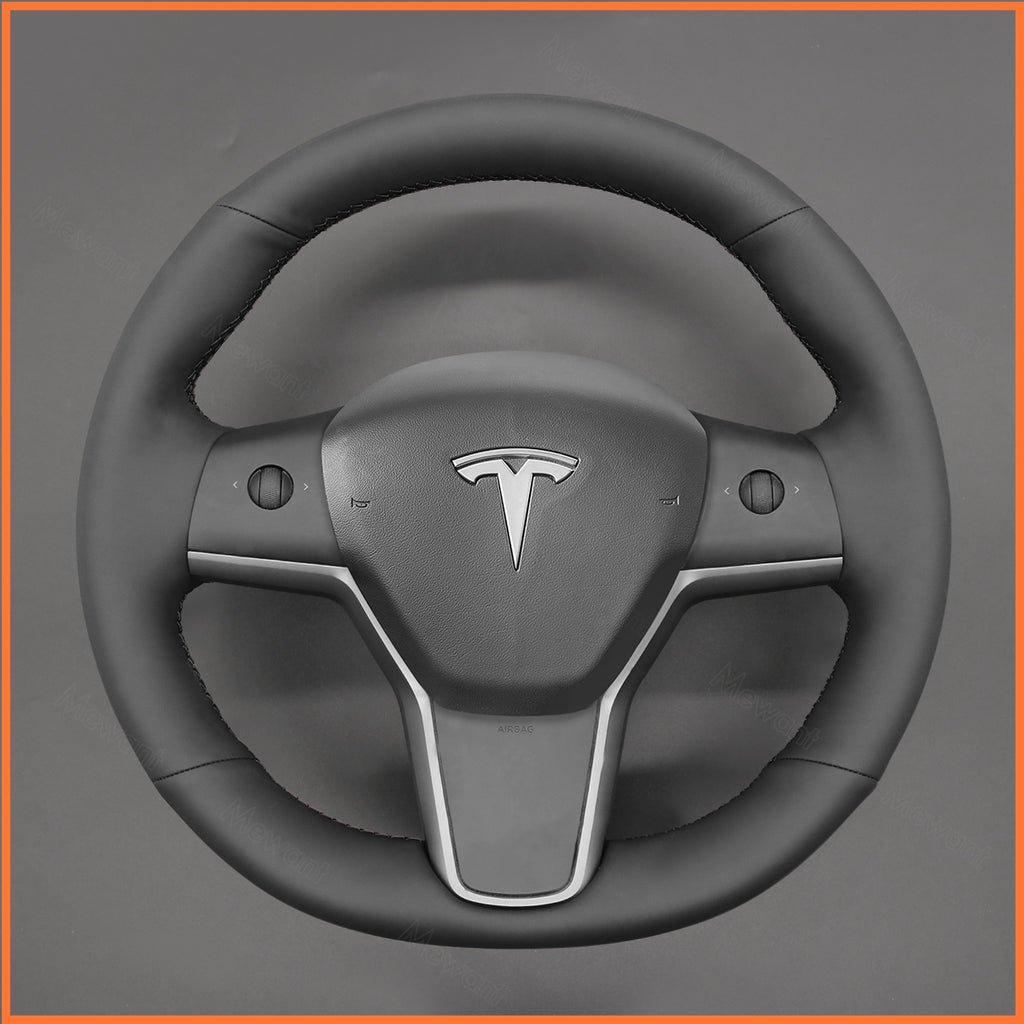 MEWANT Couvre Volant pour Tesla Model 3 2019-2023 / Model Y 2021-2023