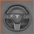 MEWANT Couvre Volant pour Tesla Model 3 2019-2023 / Model Y 2021-2023
