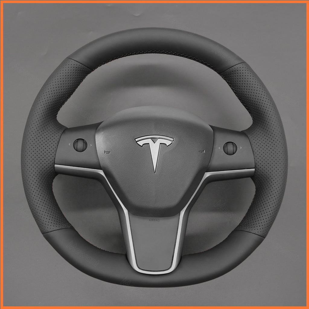 MEWANT Couvre Volant pour Tesla Model 3 2019-2023 / Model Y 2021-2023