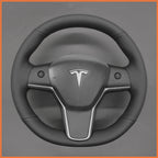 MEWANT Couvre Volant pour Tesla Model 3 2019-2023 / Model Y 2021-2023