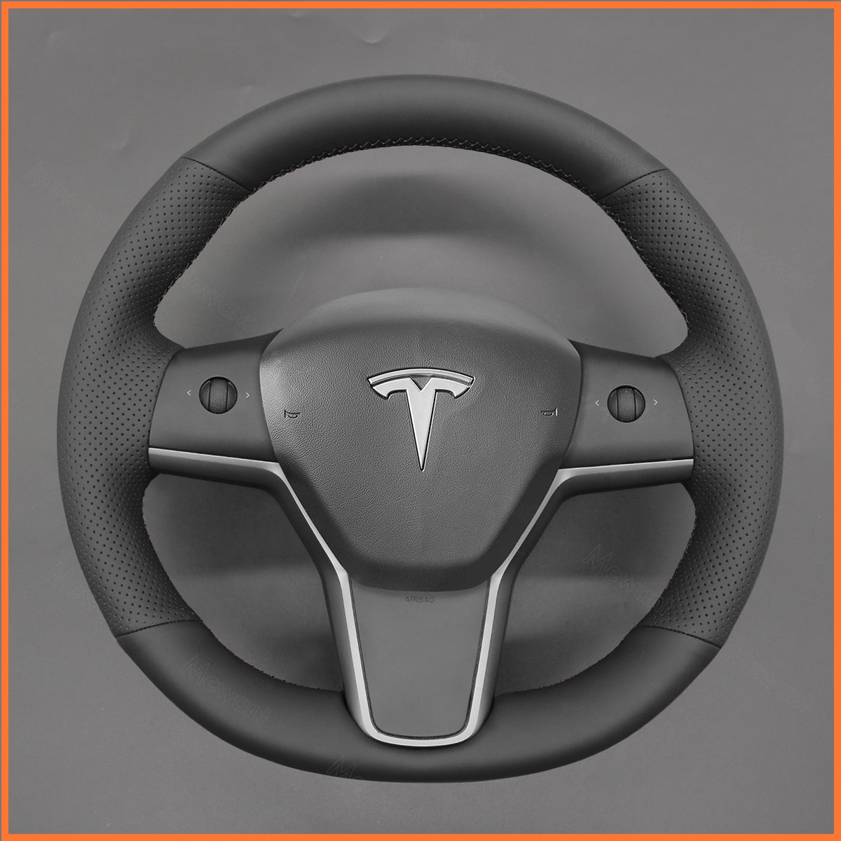 MEWANT Couvre Volant pour Tesla Model 3 2019-2023 / Model Y 2021-2023