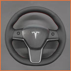 MEWANT Couvre Volant pour Tesla Model 3 2019-2023 / Model Y 2021-2023