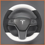 MEWANT Couvre Volant pour Tesla Model 3 2019-2023 / Model Y 2021-2023