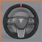 MEWANT Couvre Volant pour Tesla Model 3 2019-2023 / Model Y 2021-2023