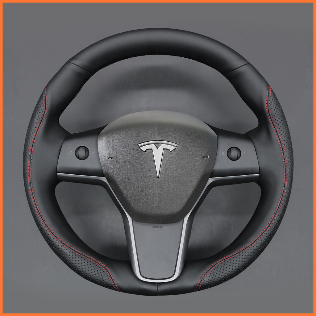 MEWANT Couvre Volant pour Tesla Model 3 2019-2023 / Model Y 2021-2023