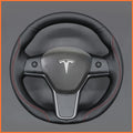 MEWANT Couvre Volant pour Tesla Model 3 2019-2023 / Model Y 2021-2023