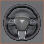 MEWANT Couvre Volant pour Tesla Model 3 2019-2023 / Model Y 2021-2023