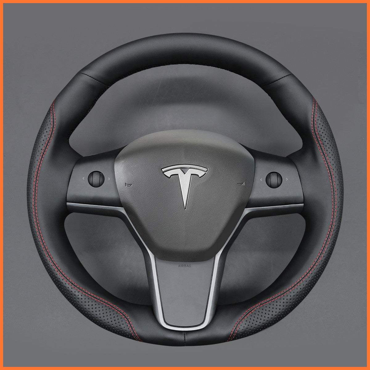 MEWANT Couvre Volant pour Tesla Model 3 2019-2023 / Model Y 2021-2023
