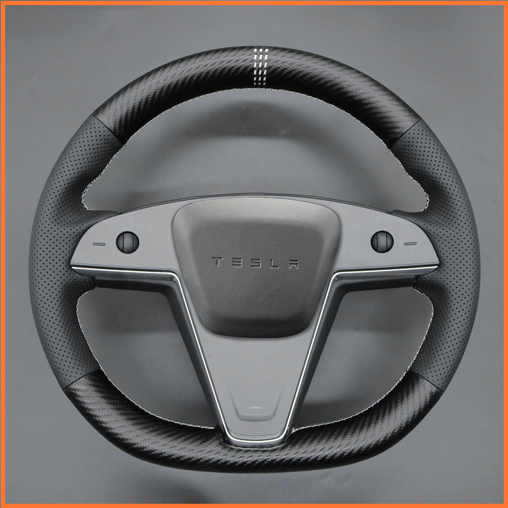MEWANT Couvre Volant pour Tesla Model 3 2023 2024