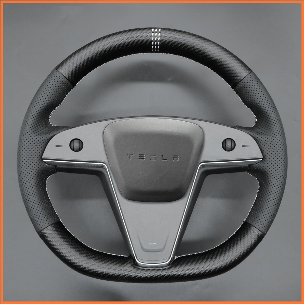 MEWANT Couvre Volant pour Tesla Model 3 2023 2024