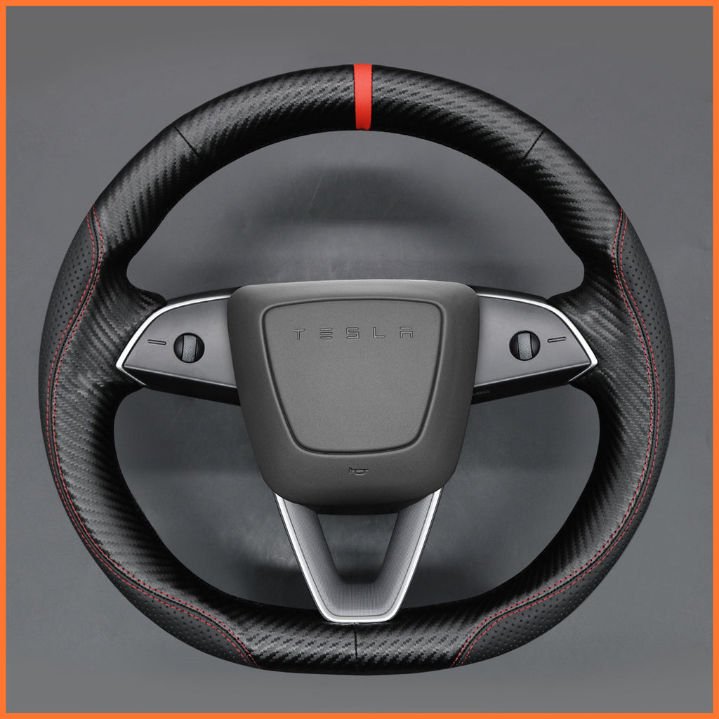 MEWANT Couvre Volant pour Tesla Model 3 Highland 2023-2025 / Tesla Model Y 2025
