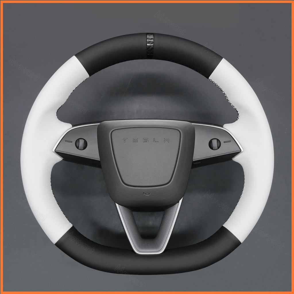 MEWANT Couvre Volant pour Tesla Model 3 Highland 2023-2025 / Tesla Model Y 2025