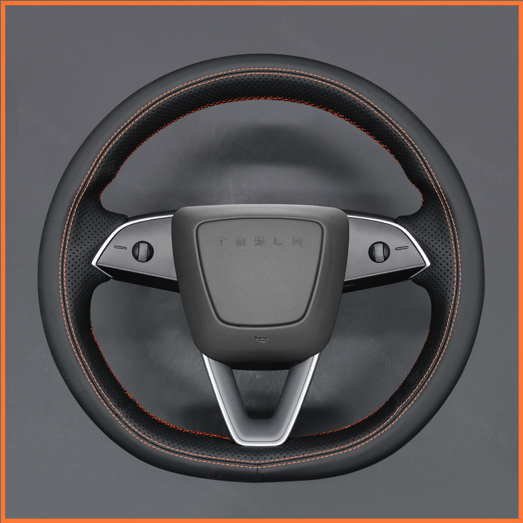 MEWANT Couvre Volant pour Tesla Model 3 Highland 2023-2025 / Tesla Model Y 2025