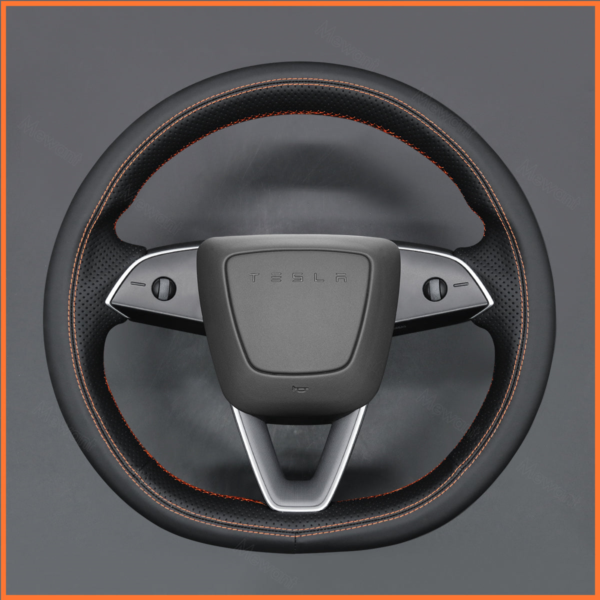 MEWANT Couvre Volant pour Tesla Model 3 Highland 2023-2025 / Tesla Model Y 2025