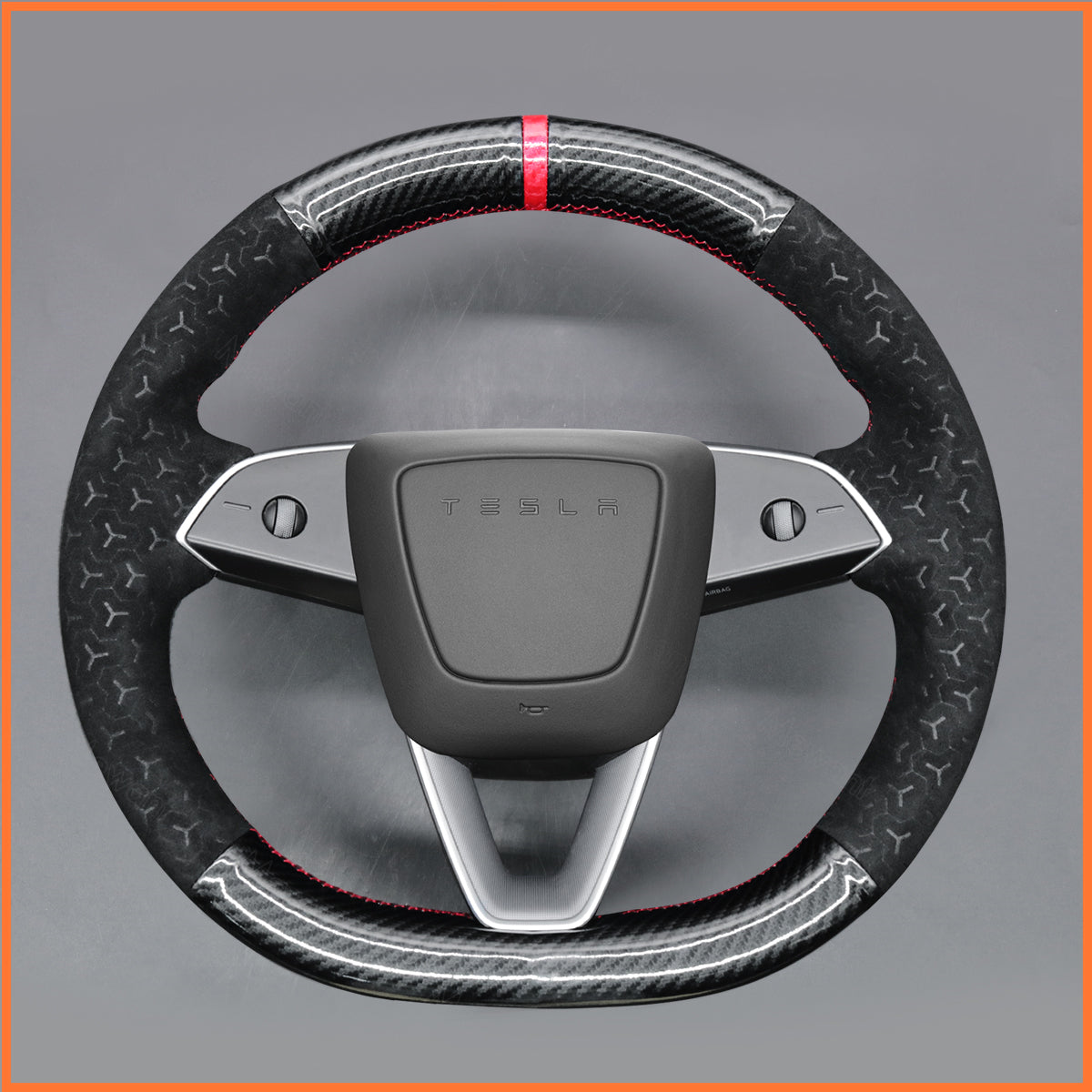 MEWANT Couvre Volant pour Tesla Model 3 Highland 2023-2025 / Tesla Model Y 2025