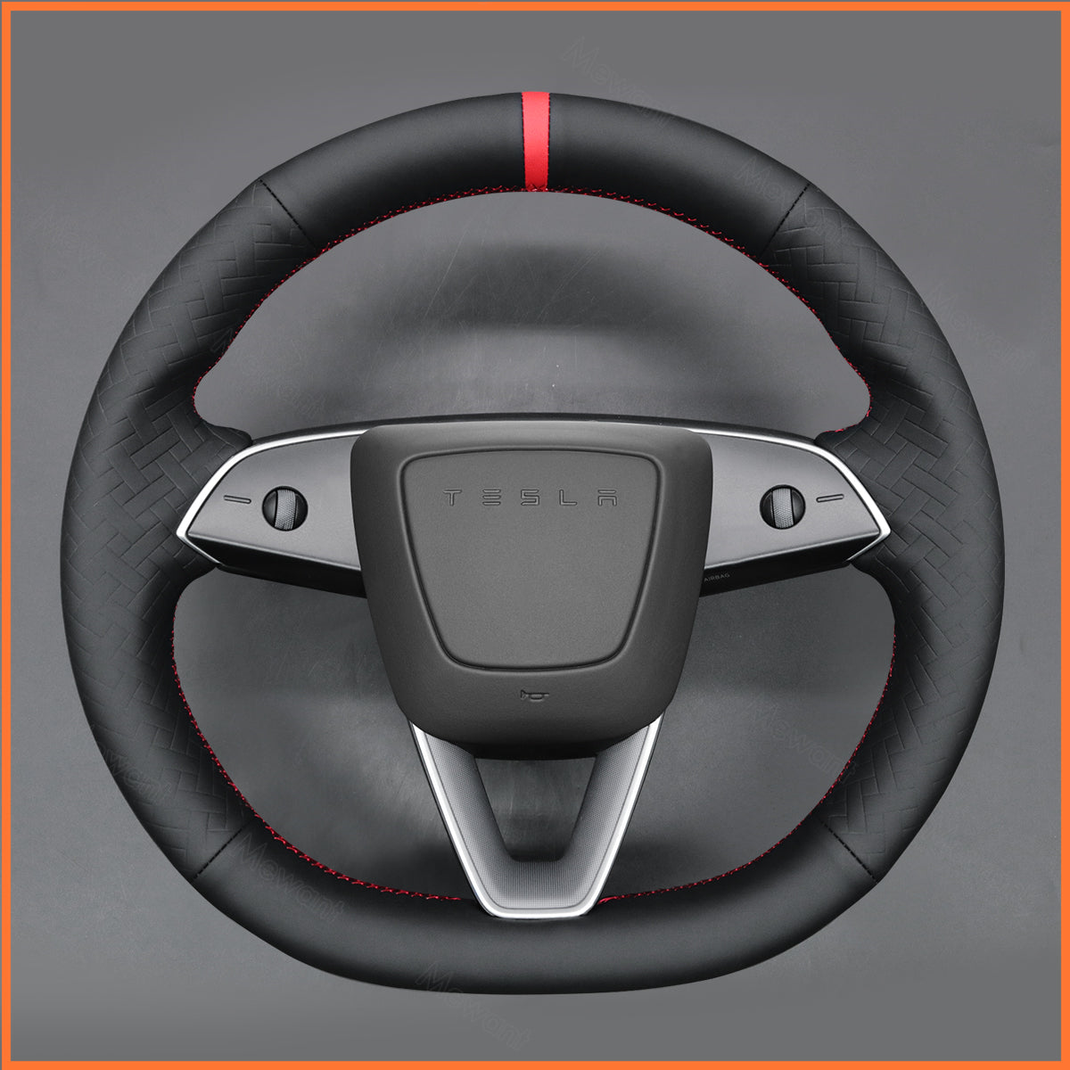 MEWANT Couvre Volant pour Tesla Model 3 Highland 2023-2025 / Tesla Model Y 2025