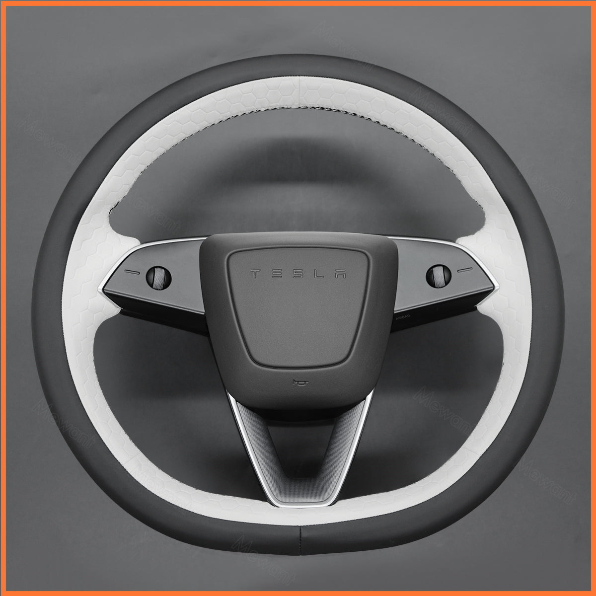 MEWANT Couvre Volant pour Tesla Model 3 Highland 2023-2025 / Tesla Model Y 2025