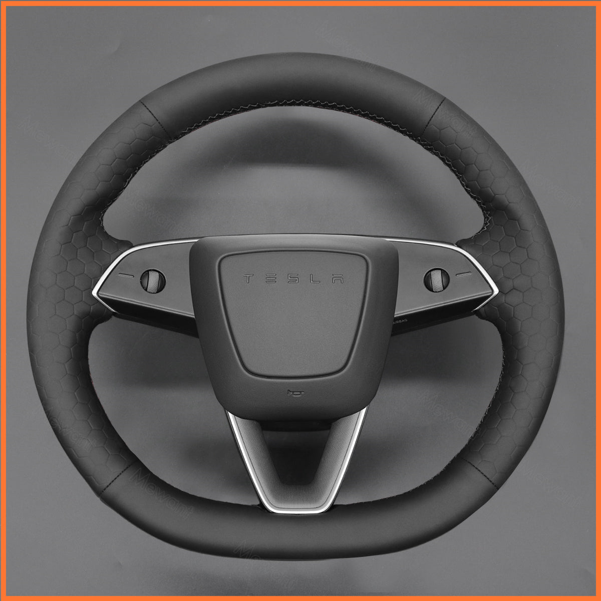 MEWANT Couvre Volant pour Tesla Model 3 Highland 2023-2025 / Tesla Model Y 2025