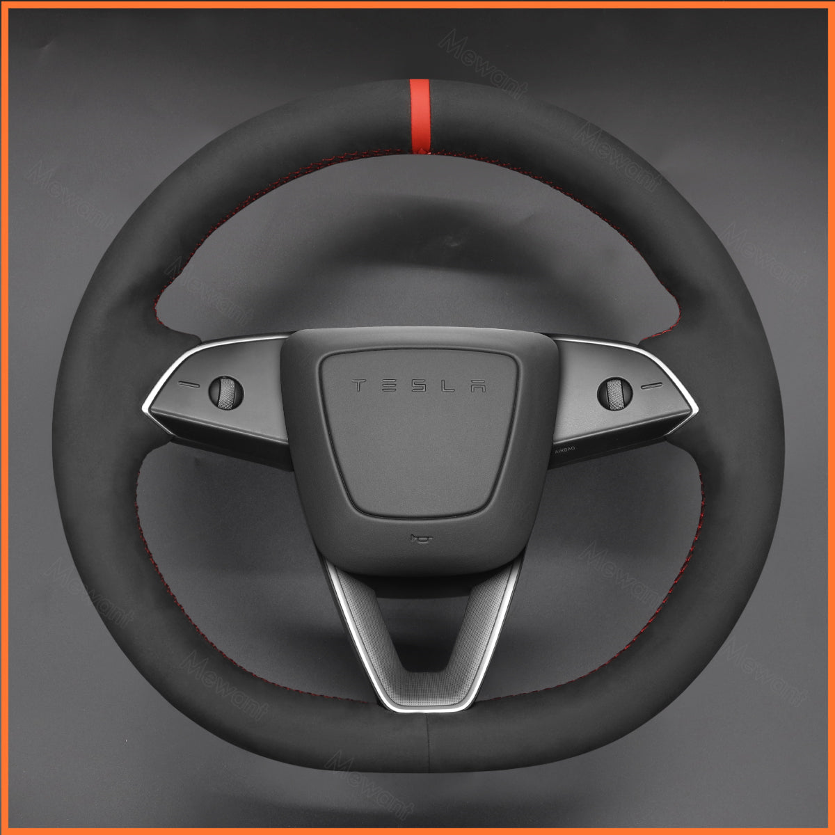 MEWANT Couvre Volant pour Tesla Model 3 Highland 2023-2025 / Tesla Model Y 2025