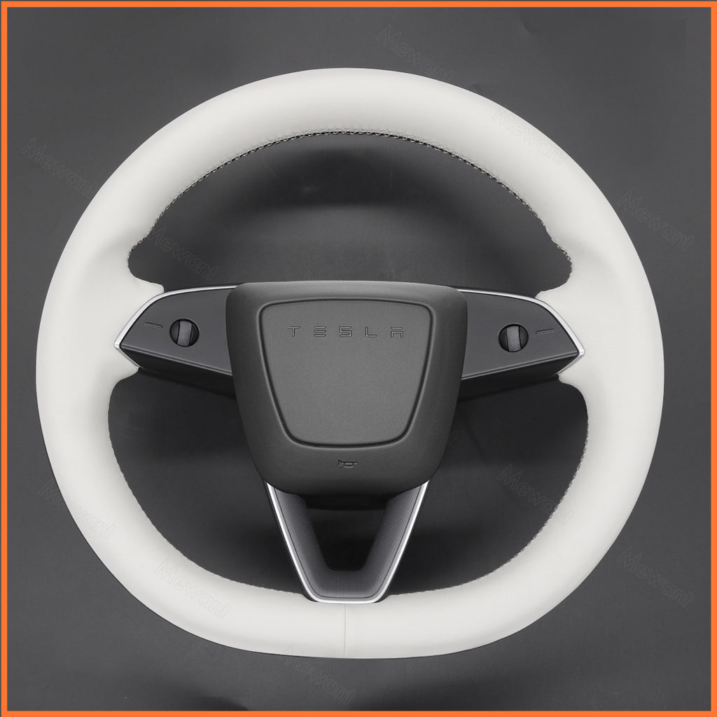 MEWANT Couvre Volant pour Tesla Model 3 Highland 2023-2025 / Tesla Model Y 2025