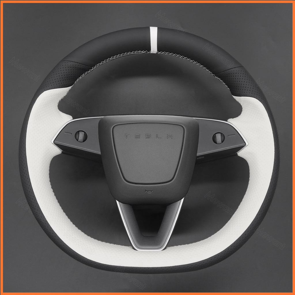 MEWANT Couvre Volant pour Tesla Model 3 Highland 2023-2025 / Tesla Model Y 2025