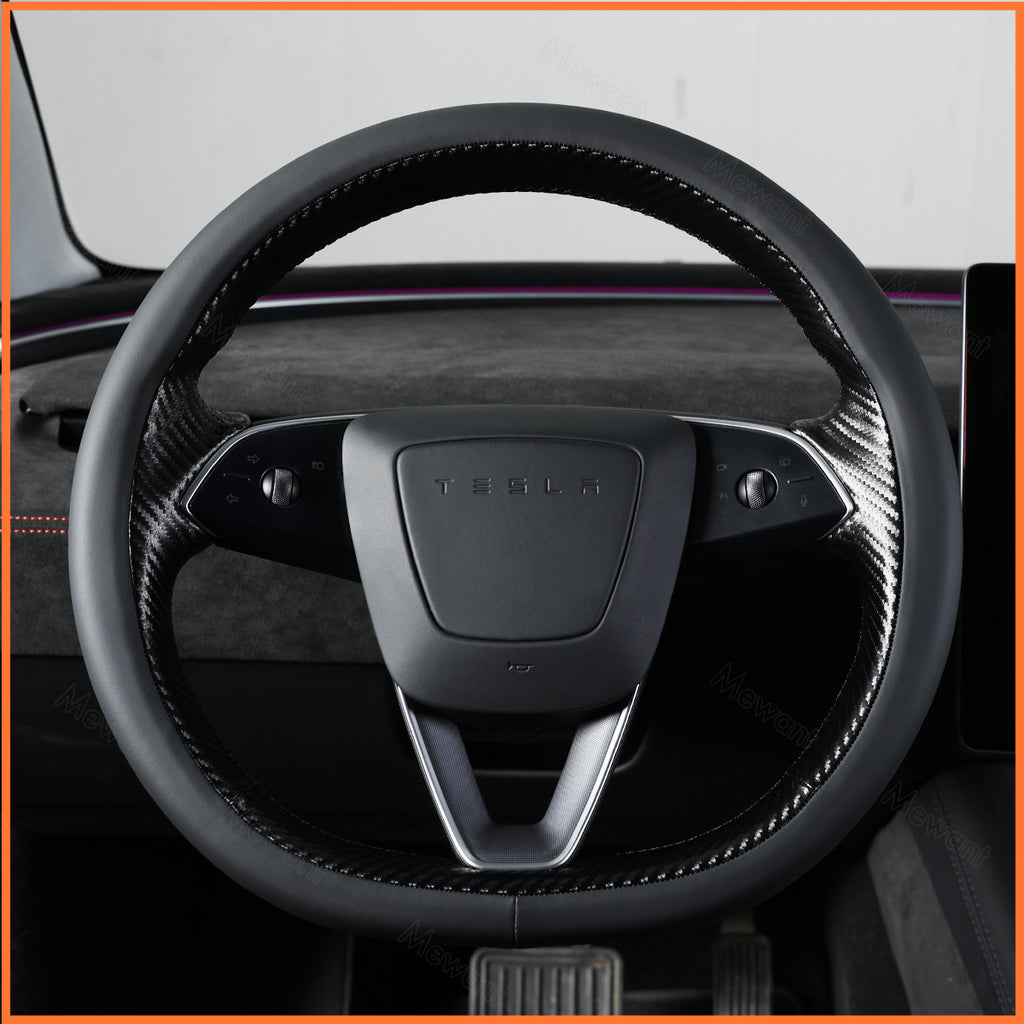 MEWANT Couvre Volant pour Tesla Model 3 Highland 2023-2025 / Tesla Model Y 2025