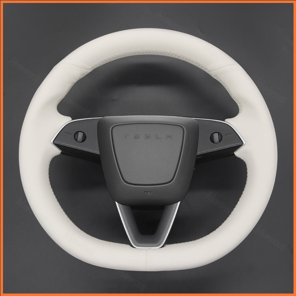 MEWANT Couvre Volant pour Tesla Model 3 Highland 2023-2025 / Tesla Model Y 2025