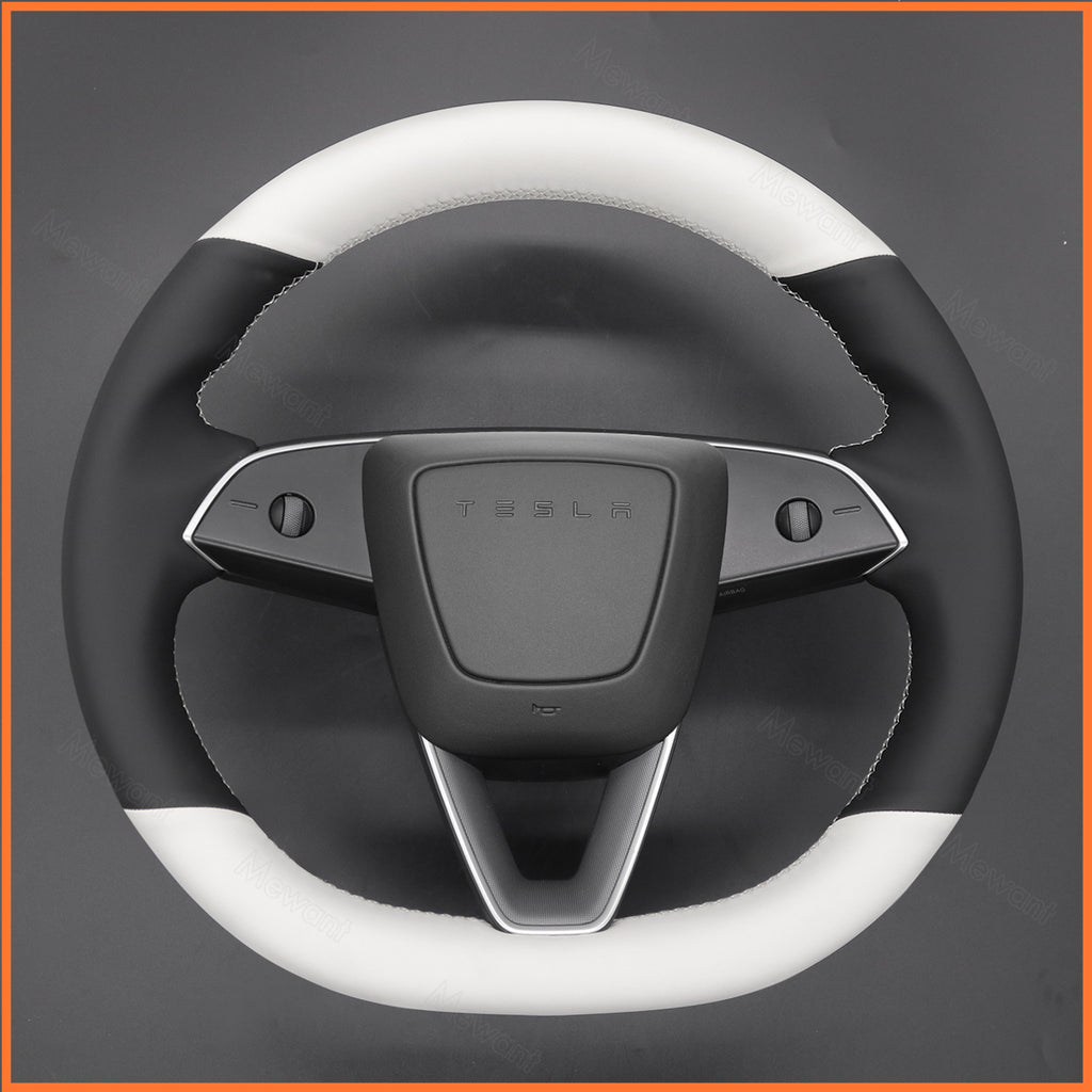 MEWANT Couvre Volant pour Tesla Model 3 Highland 2023-2025 / Tesla Model Y 2025