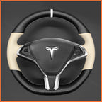 MEWANT Couvre Volant pour Tesla model S 2013-2017