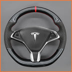 MEWANT Couvre Volant pour Tesla model S 2013-2017