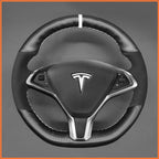 MEWANT Couvre Volant pour Tesla model S 2013-2017