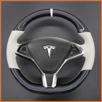MEWANT Couvre Volant pour Tesla model S 2013-2017