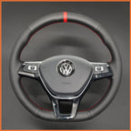 MEWANT Couvre Volant pour VW Caddy Crafter Passat Golf 7 Polo Arteon Tiguan Touareg Passat Jetta Variant 2015-2021