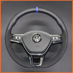 MEWANT Couvre Volant pour VW Caddy Crafter Passat Golf 7 Polo Arteon Tiguan Touareg Passat Jetta Variant 2015-2021