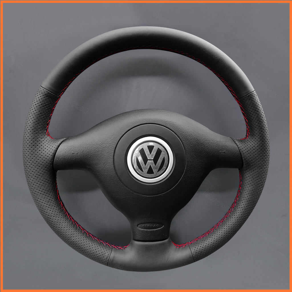 MEWANT Couvre Volant pour VW Golf 4 Passat B5 Variant Polo Bora Sharan 1997-2004
