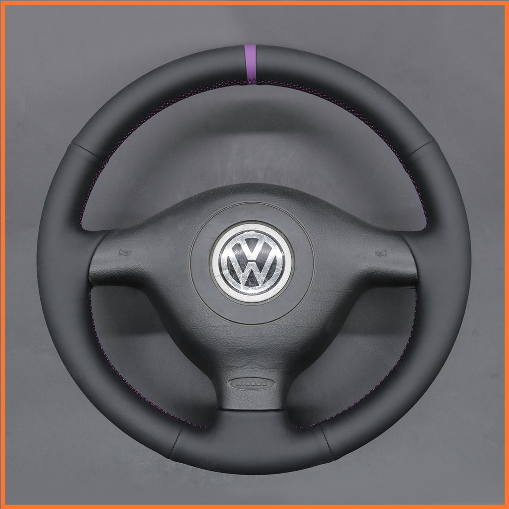 MEWANT Couvre Volant pour VW Golf 4 Passat B5 Variant Polo Bora Sharan 1997-2004
