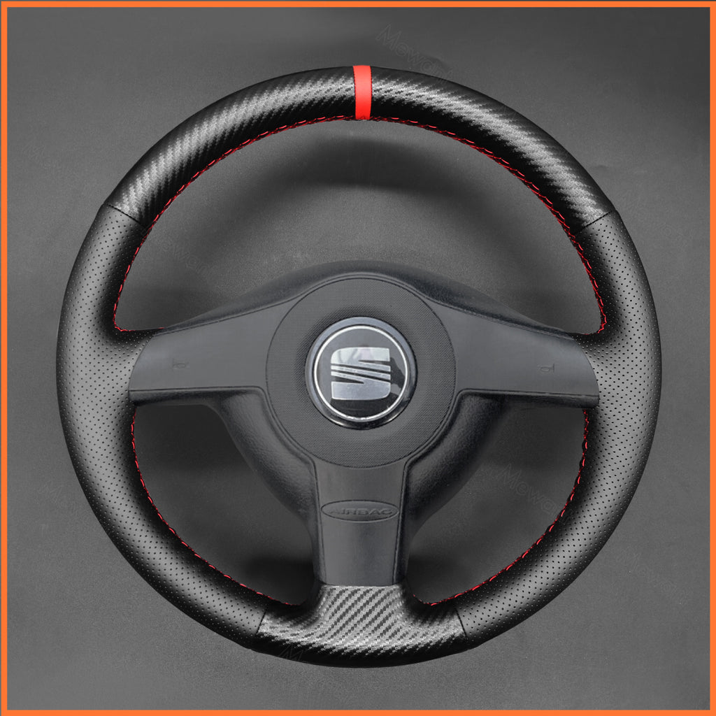 MEWANT Couvre Volant pour VW Golf 4 Passat B5 Variant Polo Bora Sharan 1997-2004