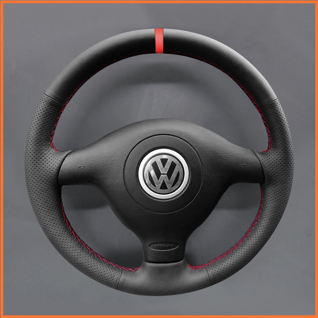 MEWANT Couvre Volant pour VW Golf 4 Passat B5 Variant Polo Bora Sharan 1997-2004