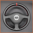 MEWANT Couvre Volant pour VW Golf 4 Passat B5 Variant Polo Bora Sharan 1997-2004
