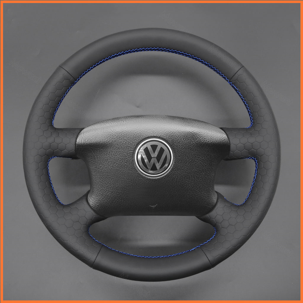 MEWANT Couvre Volant pour VW Golf 4 Passat B5 Variant Sharan Bora T4 T5 1997-2005