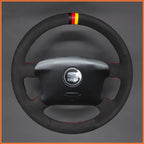 MEWANT Couvre Volant pour VW Golf 4 Passat B5 Variant Sharan Bora T4 T5 1997-2005