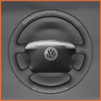 MEWANT Couvre Volant pour VW Golf 4 Passat B5 Variant Sharan Bora T4 T5 1997-2005