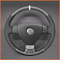 MEWANT Couvre Volant pour VW Golf 5 Golf Plus Polo Jetta Passat Tiguan Touran Caddy EOS 2004-2009