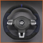 MEWANT Couvre Volant pour VW Golf 6 (VI) GTI Polo GTI Polo R-Line Scirocco CC Tiguan 2009-2014
