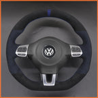 MEWANT Couvre Volant pour VW Golf 6 (VI) GTI Polo GTI Polo R-Line Scirocco CC Tiguan 2009-2014
