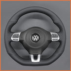 MEWANT Couvre Volant pour VW Golf 6 (VI) GTI Polo GTI Polo R-Line Scirocco CC Tiguan 2009-2014