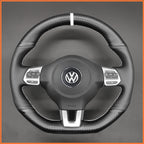 MEWANT Couvre Volant pour VW Golf 6 (VI) GTI Polo GTI Polo R-Line Scirocco CC Tiguan 2009-2014