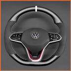 MEWANT Couvre Volant pour VW Golf 8 R-Line Golf GTI GTD GTE 8 Arteon Tiguan Touareg 2020-2021
