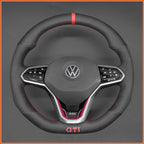 MEWANT Couvre Volant pour VW Golf 8 R-Line Golf GTI GTD GTE 8 Arteon Tiguan Touareg 2020-2021